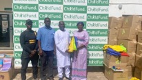 ChildFund hands over 40-foot container materials to schools