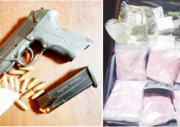 cocaine firearms bust