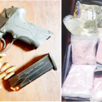 cocaine firearms bust