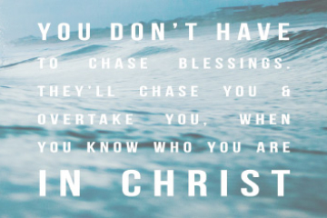 YOUR DESTINY WILL NEVER OVERTAKE YOU.