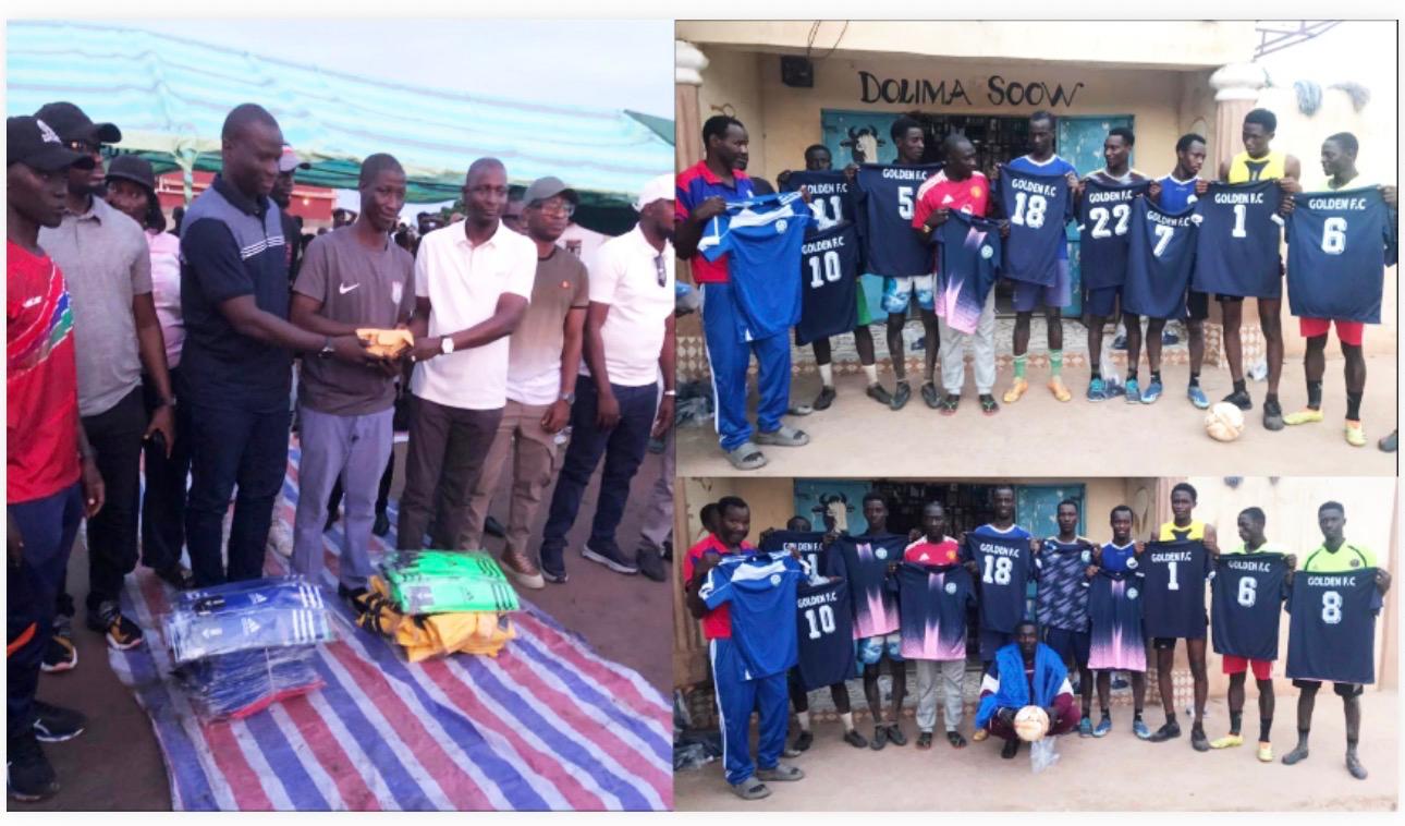 Deputy Speaker Seedy SK Njie donates jerseys, technical kits to Golden FC