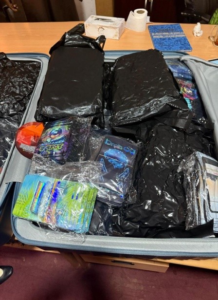 Gambian-American nabbed with cannabis suitcases at airport