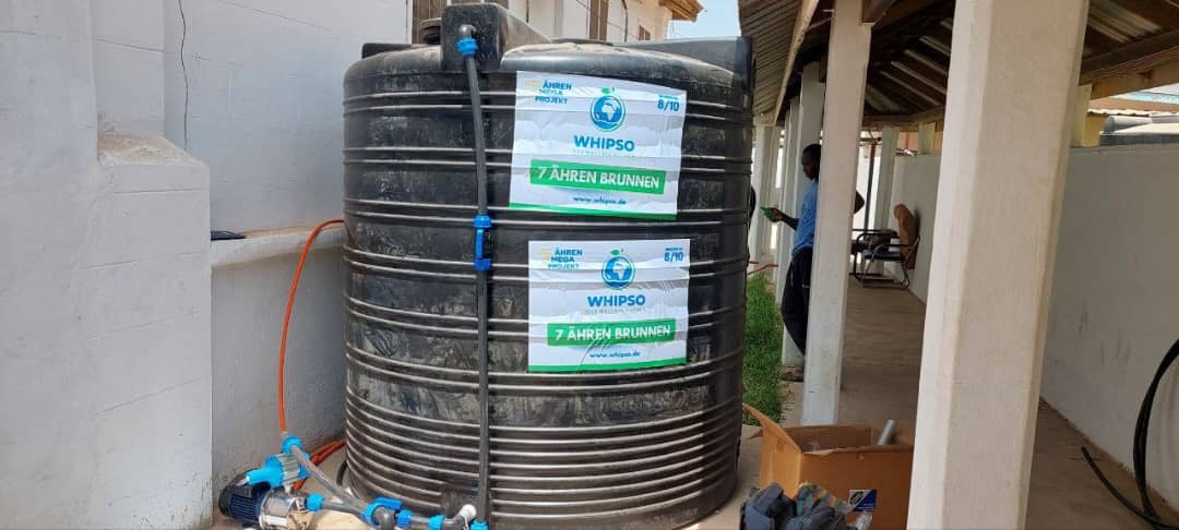 WHIPSO Gambia boost EFSTH with D0.5M water system