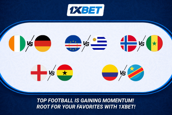 Big-time football is gaining momentum: 1xBet presents the key clashes of the World Championship Round 2