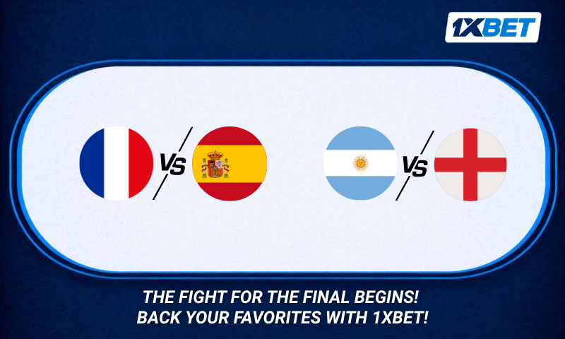 France vs Spain, England vs Argentina: who will reach World Championship final?