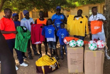 GFF presents football materials to regions