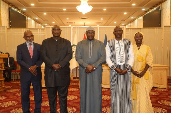 Barrow urges integrity and service as new foreign minister, IEC leaders sworn in