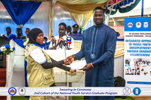 100 graduates sworn into national youth service scheme