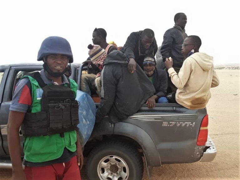 Dozens of migrants rescued in Sahara Desert