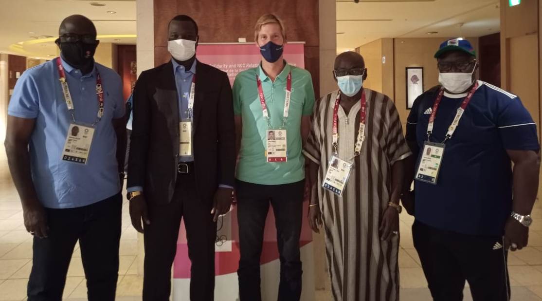 Minister Badjie, GNOC pays courtesy on top IOC official