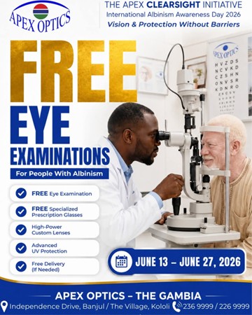 Int’l Albinism Awareness Day: Apex Optics launches Clear Sight Initiative