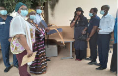 Gambian philanthropist donates materials to KGH