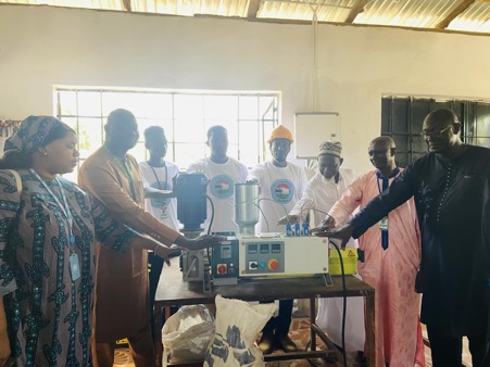 NEA, UNDP donate plastic recycling materials to Precious Plastic Gambia