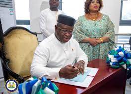 Sierra Leone’s President Julius Maada Bio signs landmark gender equality law, urges more women political representation in the elections 