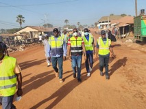 Works minister visits road construction sites in WCR