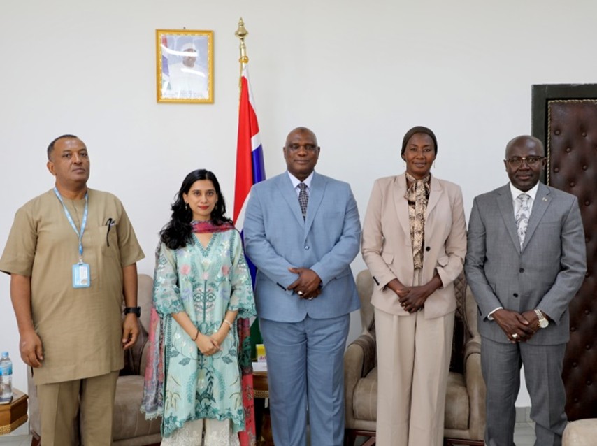Gambia strengthens collaboration with IOM through strategic dialogue