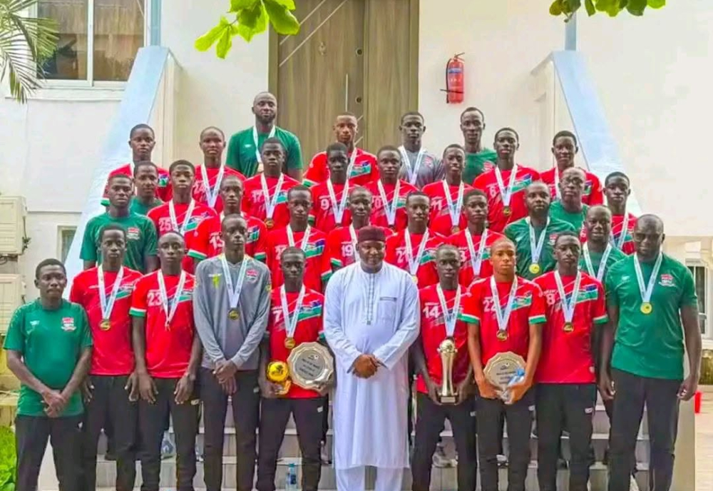 Barrow honours heroic Gambia U-17 team with stunning D2 Million bonus