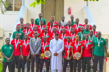 Barrow honours heroic Gambia U-17 team with stunning D2 Million bonus