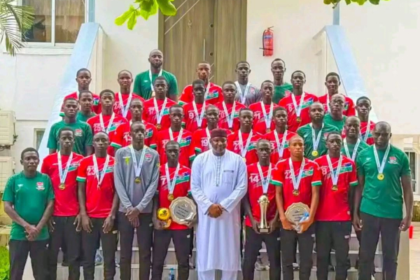 Barrow honours heroic Gambia U-17 team with stunning D2 Million bonus