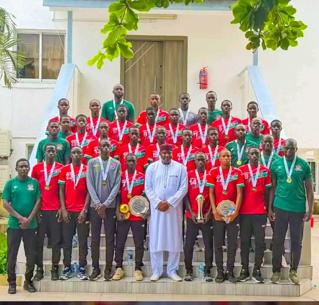 Barrow honours heroic Gambia U-17 team with stunning D2 Million bonus