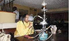 Banned shisha still in use 
