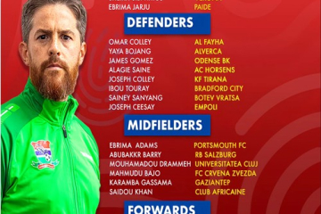 Mckinstry names final squad for Somalia, Ghana clashes