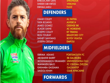 Mckinstry names final squad for Somalia, Ghana clashes