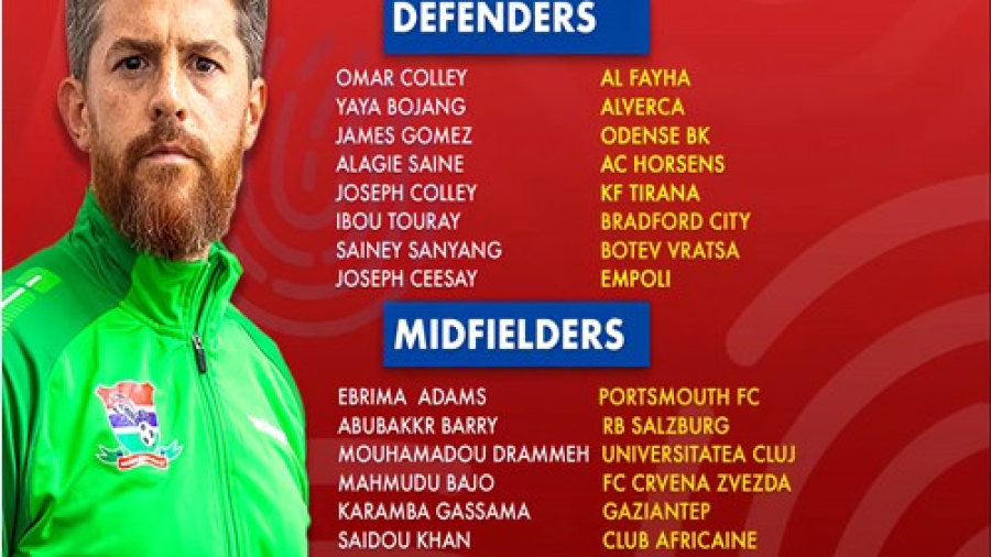 Mckinstry names final squad for Somalia, Ghana clashes