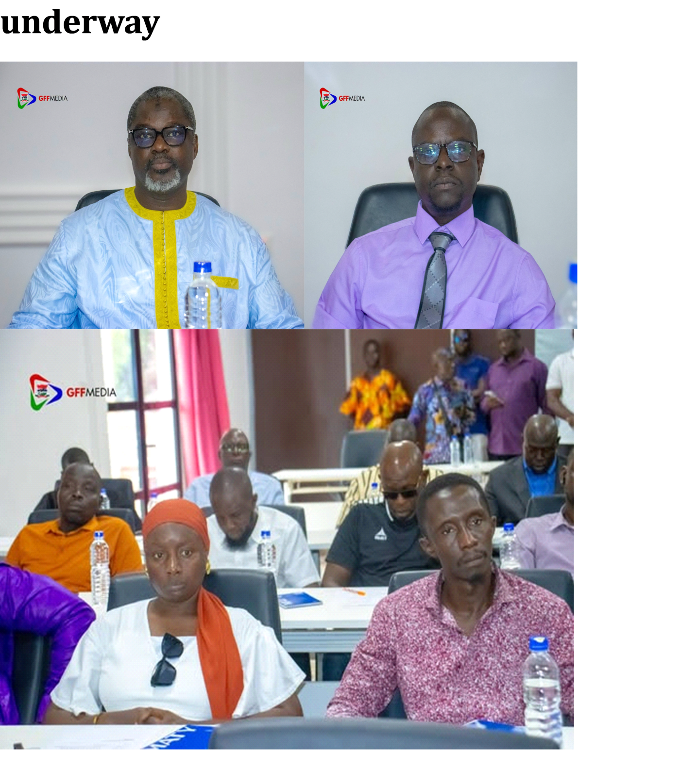 Validation workshop of Gambia Professional League business plan underway