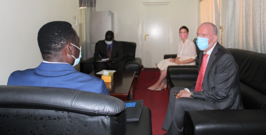 Foreign minister receives new EU ambassador, UK, French Diplomats and veteran Journalist Pap Saine