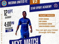 Medina Utd, Star Sports Champions League clash ticket prices disclosed