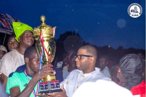 Sare Demba Dado clasp 4th edition of MS Jallow peace tournament trophy