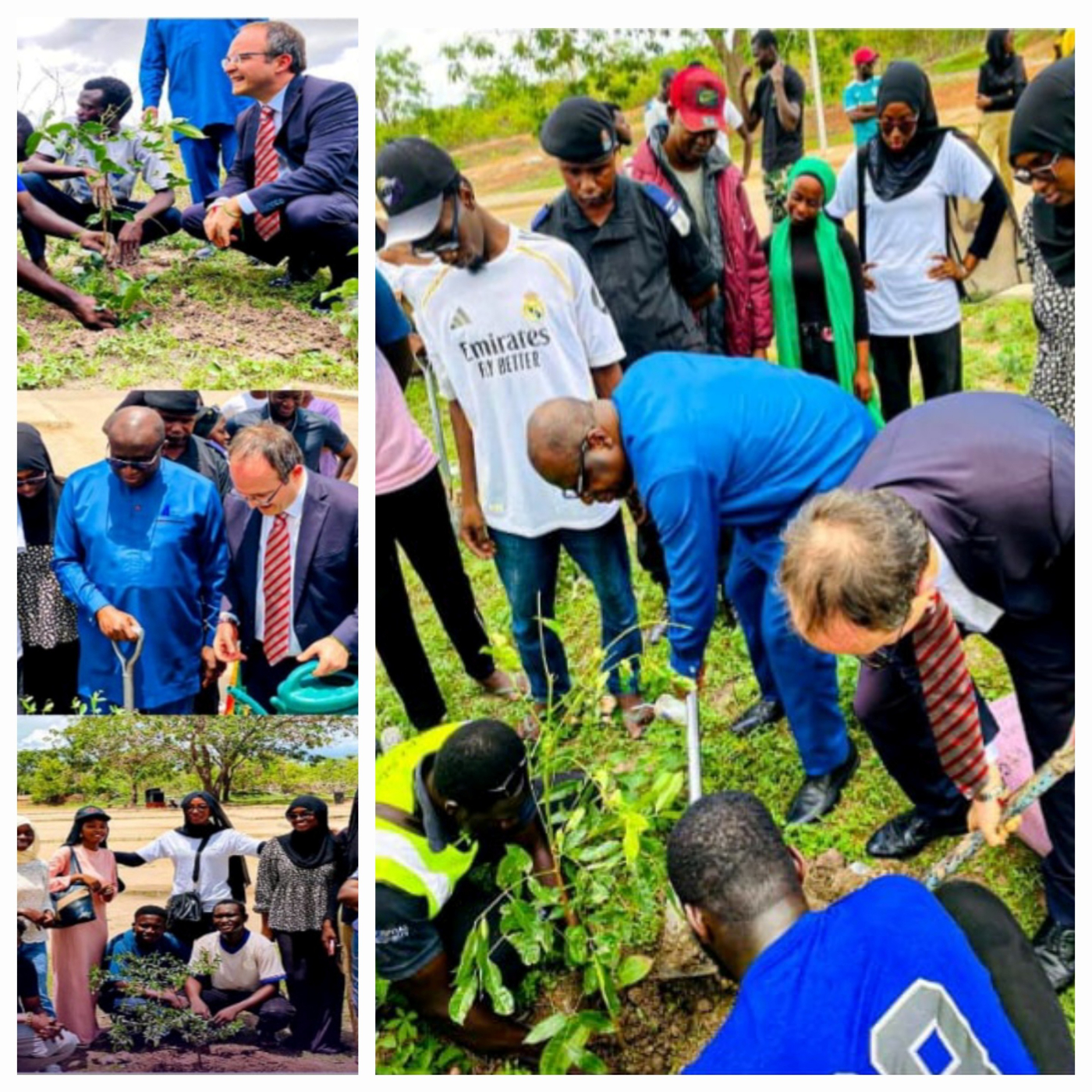 Turkish envoy joins UTG's VC Robinson, students in mass tree planting