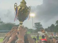 Bakary Sowe’s strike from penalty spot earns Super Santos late Modou Janneh intermediate trophy