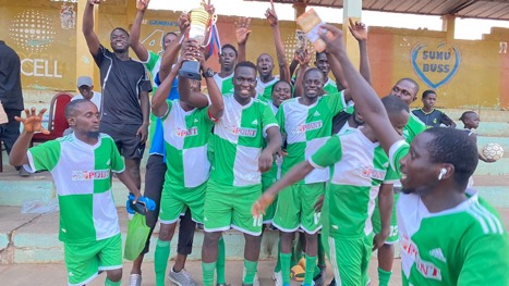 Point wins back-to-back media football titles