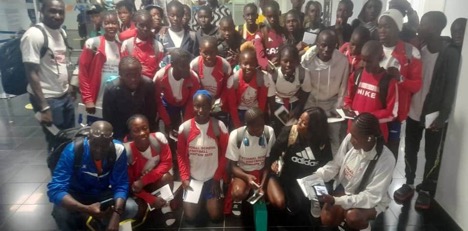 Yundum UBS, Scan Aid arrive in Cape Verde for Pan African U-15 inter-schools tourney