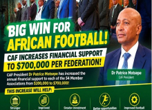 CAF President Motsepe reinforces commitment to African football by increasing financial support to MAs from US$200,000 to US$700,000