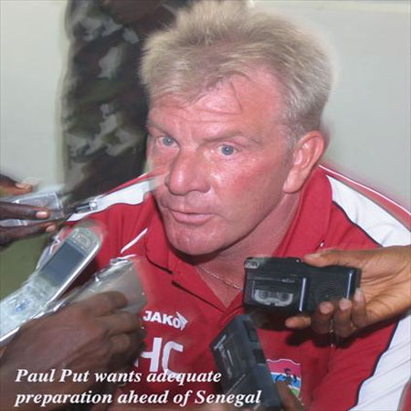 I am working on a friendly match in February - Paul Put