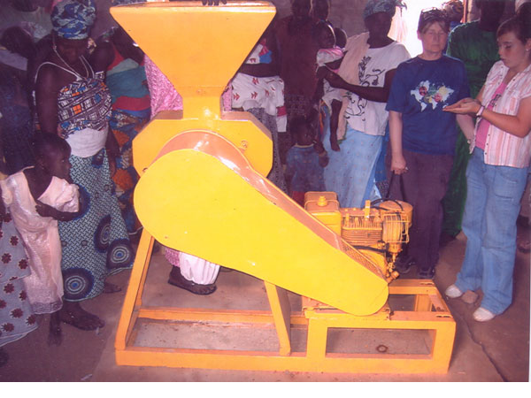 Glove Charity Donates Milling Machine to Sambollet Village
