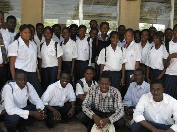 YJAG Visits SOS, Kotu Senior Secondary Schools