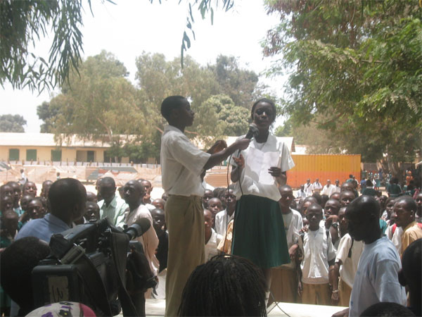 Gambian Children Participate in the WCPRC 2008