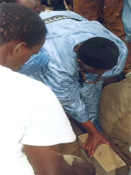 Sheriff Lays Foundation Stone of Mosque in Brufut