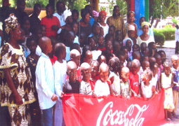 coke donates to sos village