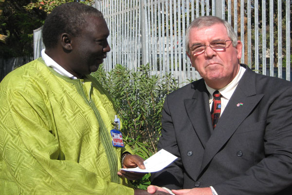 British High Commission Presents D280,000 to The Point, WANEP