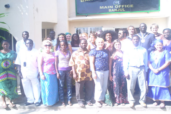 SMCM Call on Mayor Faal