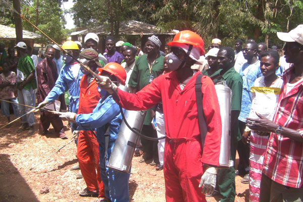 Indoor Residual Spraying Exercise Launched in CRR