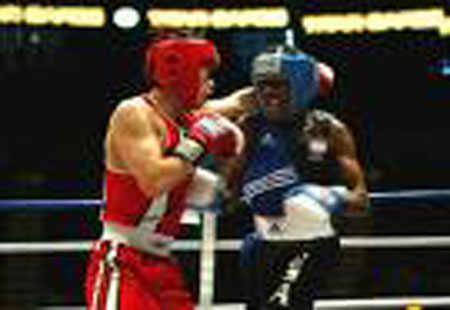 Gambia Boxing team warm up for All-African Games, others