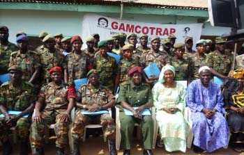Gamcotrap trains army officers
