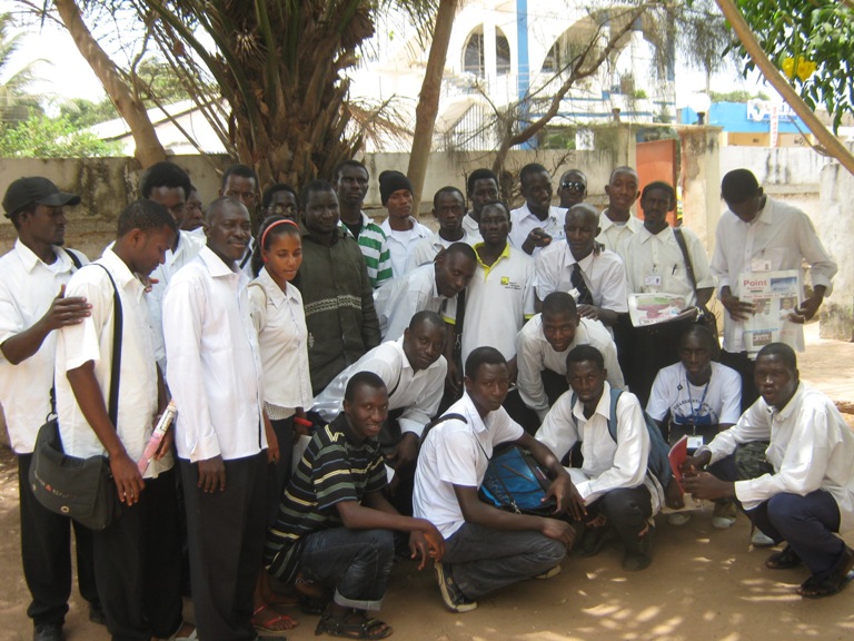 Gambia College Press Club visits The Point