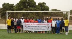 Football Gambia delegates arrive in Banjul